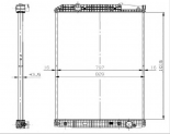 HLADNJAK ACTROS MP2/MP3 BEZ RAMA