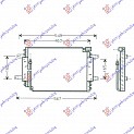 HLADNJAK KLIME ZA SVE MODELE (43.7x33.5x2.6) -93