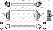 HLADNJAK INTERKULERA 2.2 TDCI (451x160x62)