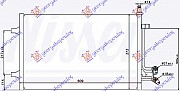 HLADNJAK KLIME 1.6 TDCi (55.5x38x1.6)