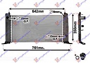 HLADNJAK MOTORA 1.2i 16V+/-A/C (58x31)