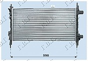 HLADNJAK MOTORA 1.2 CC  (53x29)