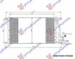 HLADNJAK KLIME BENZIN-DIZEL (65x36.5)