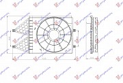 NOSAC VENTILATORA (1.0/1.0/1.2TSI/1.2 12V/ 1.2/1.4/1.6 16V/2.0 - 1.2/1.4/1.6/1.9 TDI)