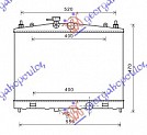 HLADNJAK MOTORA 1.6 i16V (38x60x16)