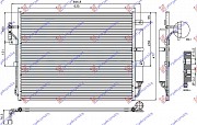 HLADNJAK KLIME 2.7TD/2.7 V6 TDI DIZEL (473x636x16)