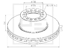 DISK TOCKA ATEGO  377 MM