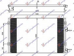 HLADNJAK KLIME 2.2 CRD (54x35x1.6)