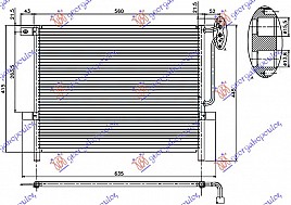 HLADNJAK KLIME 53x41.5x1.6