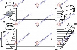 HLAD INTERCOOLER 2.0HDi (300x155x80) 06-