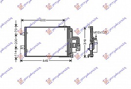 HLADNJAK KLIME 04- (55x38x1.6)