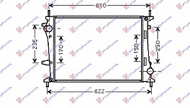 HLADNJAK 0.9 JTD + AC (53x39.8x2.6)