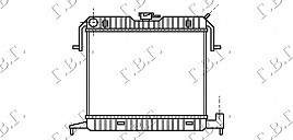 HLADNJAK MOTORA 1.8-2.0cc -A/C (40x50)