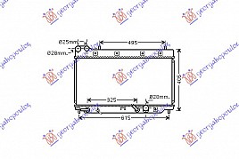 HLAD MOT. 1.4 8V +/-A/C AUT  04-(32.5x65