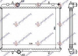 HLADNJAK MOTORA 1.6 HDi (38x56.2x3.2)