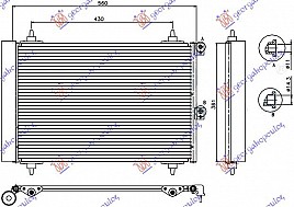 HLADNJAK KLIME  1.6 HDi (52x36x17)