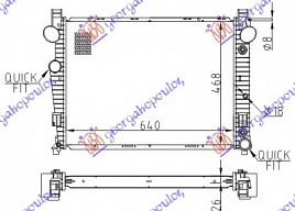 HLADNJAK 2.8-3.2i 18V-3.2CDi(64X46)A/T
