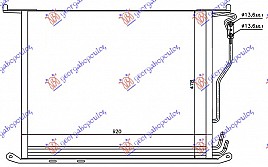 HLAD.KLIME A/C BENZ.-DSL(58x48x16)