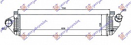HLAD.INTERC. 1.6-2.0 D DIZEL(655x160x40)