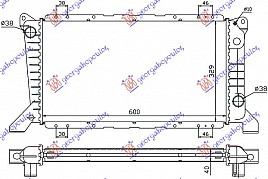 HLADNJAK MOTORA 2.5 D - A/C (60x33)