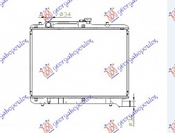 HLADNJAK MOTORA 1.8CC 16V (35x60)