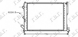 HLAD MOTORA 1.8-2.0 +/-A/C (63.4x43.8)