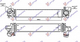 HLADNJAK INTERKULERA 1.5 (216/218i) BENZIN (585x98x95)