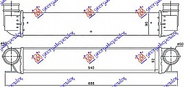 HLAD INTERCOOLER 2.0-2.5-3.0 DIZ(540x97x