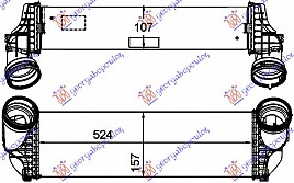 HLAD INTERC.3.5i-3.0 TD (158x524x105)
