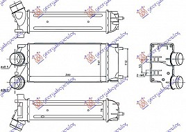 HLADNJAK INTERKULERA 1.6 HDI (30x150x80) 09-