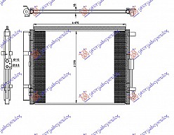HLAD KLIME 1.6 T-GDI BENZ (48.5x38.3x1.2