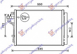 HLAD KLIME 1.0i12V-1.2i16V(45.7x34.5)(O)