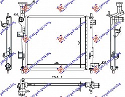HLAD MOTORA BENZIN (42x37)MANUAL