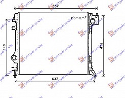 HLADNJAK MOTORA 1.5 DCi-2.0 BEN(54x48.5)