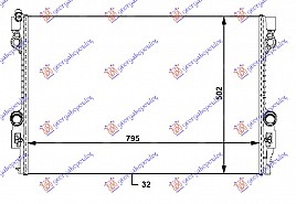 HLADNJAK  3.0i-3.6i-4.8i BENZ 3.0 DIZEL