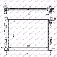 HLAD MOT.BEN-DIZ -A/C (51x40x1.2) 12-