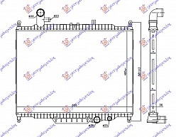 HLADNJAK MOTORA 3.0 TD DIZEL (MAN/AUTO) (485x685x36) 10-