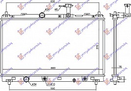 HLADNJAK 1.5dCi DIZEL (507x428x16)