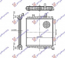HLADNJAK MOTORA DODATNI 3.0 TSI (30x29x2.5)
