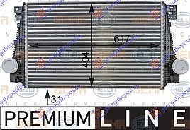 HLADNJAK INTERKULERA 2.0 DIZEL (620x400x31) (MAHLE BEHR PREMIUM LINE)
