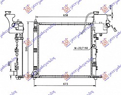 HLAD.MOT.BENZ/DIZ.MAN-A/C(57x56)BEHR
