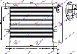 HLADNJAK KLIME 53x41.5x1.6
