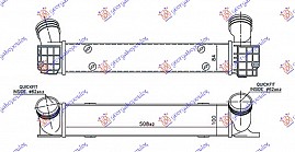 HLAD INTERC. 1.6-2.0 T.DIZEL(508x100x85)