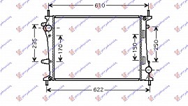 HLADNJAK 0.9 JTD + AC (53x39.8x2.6)