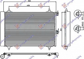 HLADNJAK KLIME  1.6 HDi (52x36x17)