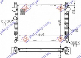 HLADNJAK 2.8-3.2i 18V-3.2CDi(64X46)A/T