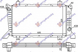 HLADNJAK MOTORA 2.5 D - A/C (60x33)