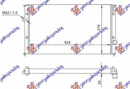 HLADNJAK 1.9TDI (62.5x37.9x3.2)