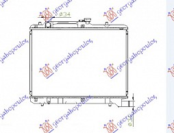 HLADNJAK MOTORA 1.8CC 16V (35x60)