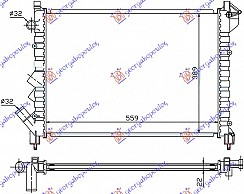 HLAD MOTORA 1.8-2.0-A/C (56x41.4)